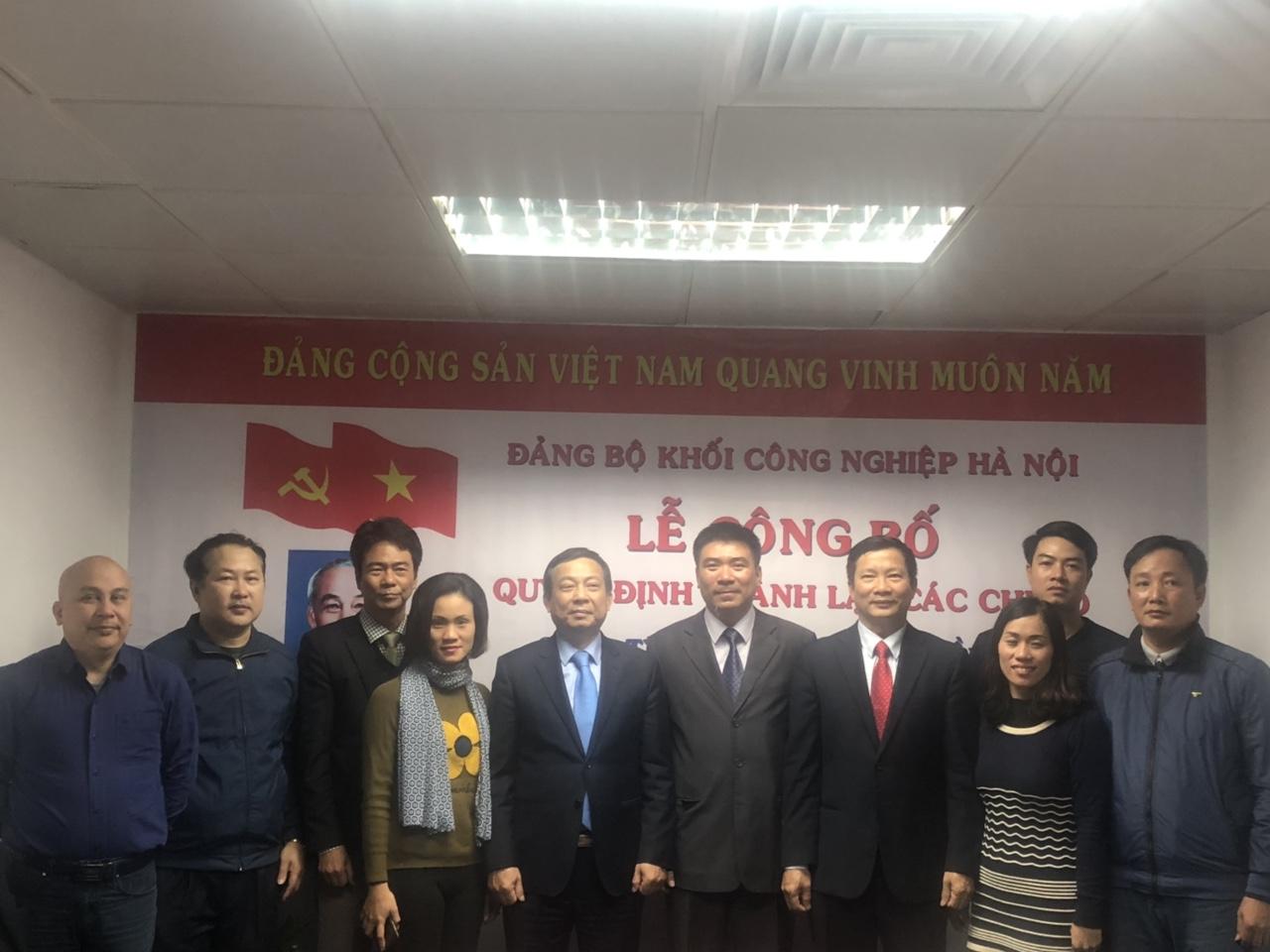 Lễ công bố Quyết định thành lập Chi bộ Công ty cổ phần Tư vấn Đầu tư phát triển và Xây dựng Việt Nam